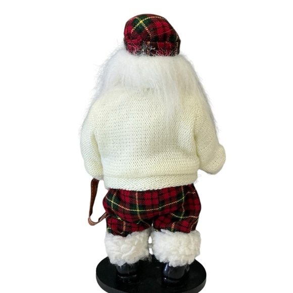 Homestead Golfing Santa Figure Golf Clubs Home Holiday Christmas Decor 11 In New - Picture 9 of 16